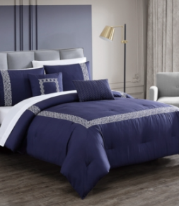 Birena 9-Pc. Embroidered California King Comforter Set