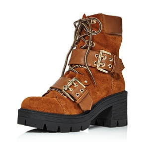 Aqua Women's Genie Buckle Hiker Boots Size 5.5