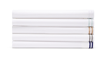 Hudson Park Italian Percale Stitch King Pillowcase, Pair