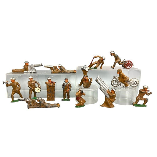 Vintage Barclay & Manoil Lead Military Toy Soldiers  - WWII Era