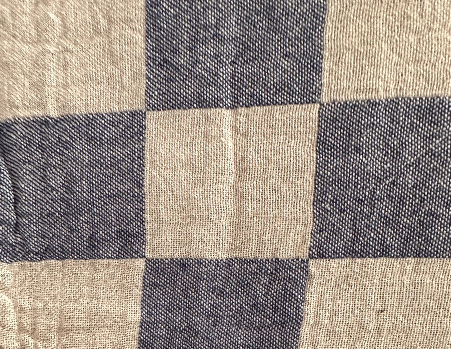 CHECKERED TURKISH COTTON THROW