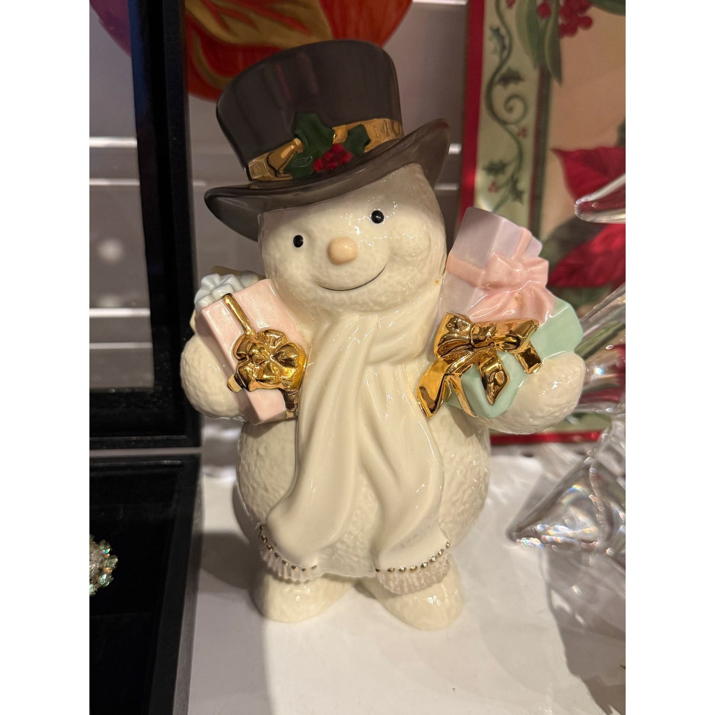 Lenox "Special Delivery" Snowman Figurine NIB