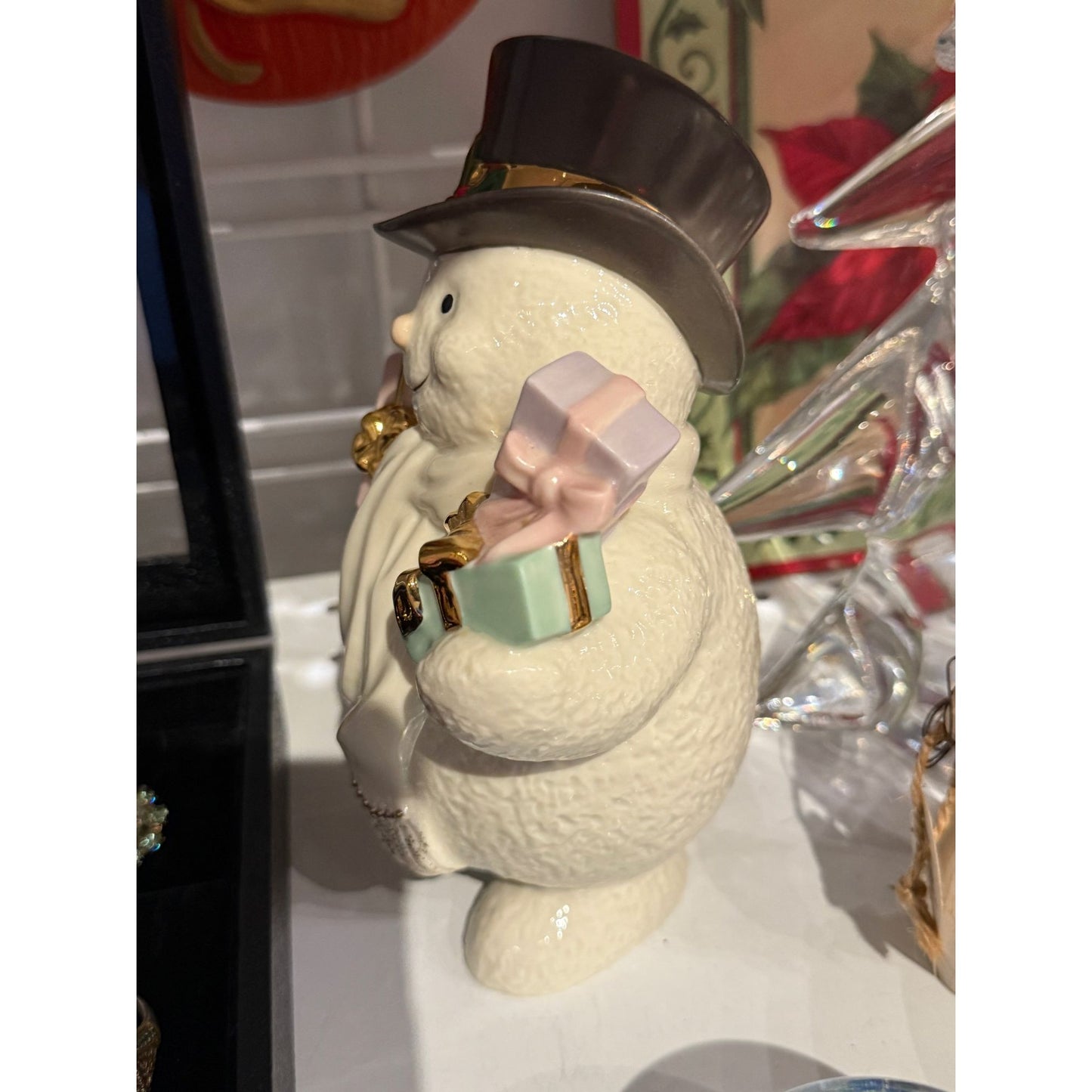 Lenox "Special Delivery" Snowman Figurine NIB