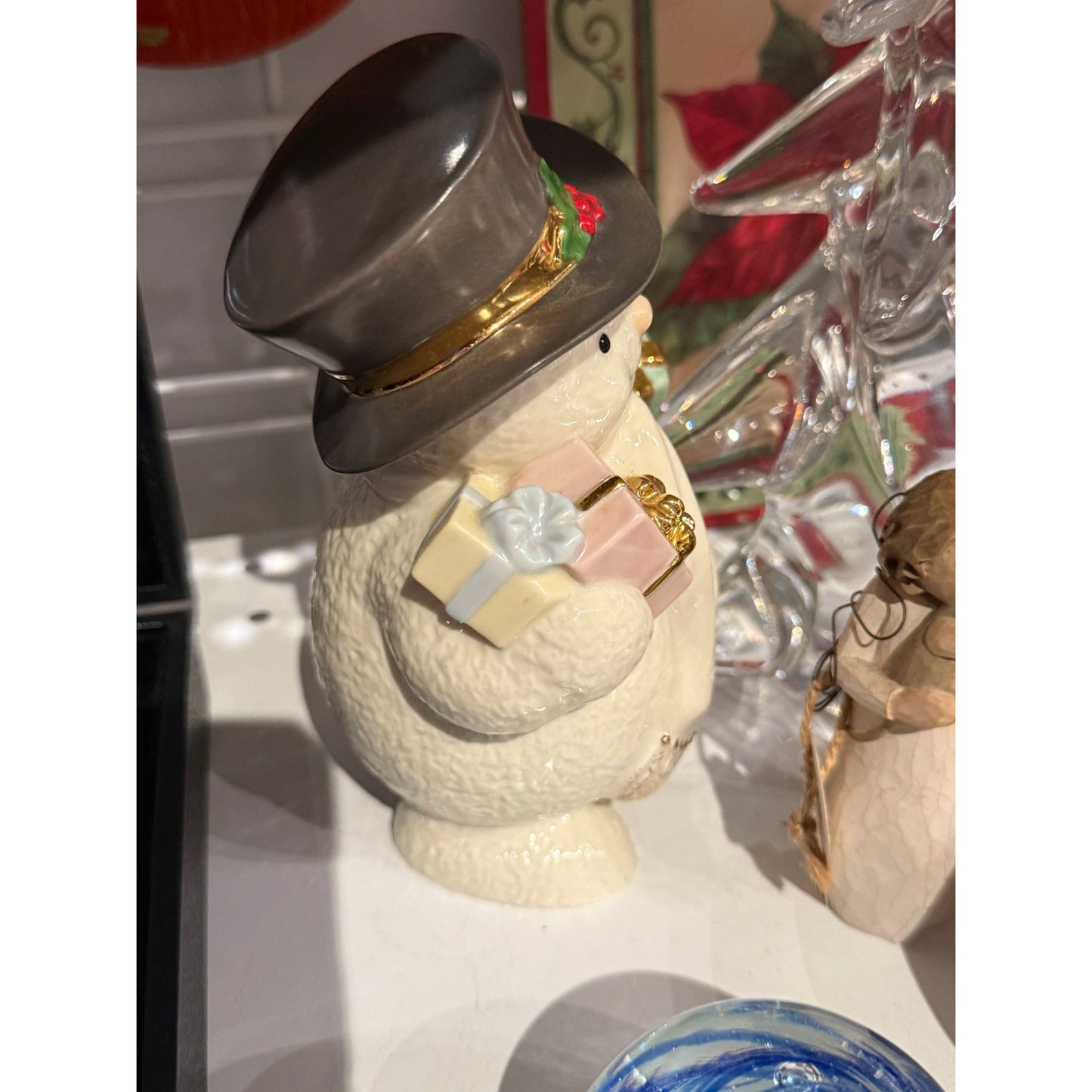 Lenox "Special Delivery" Snowman Figurine NIB