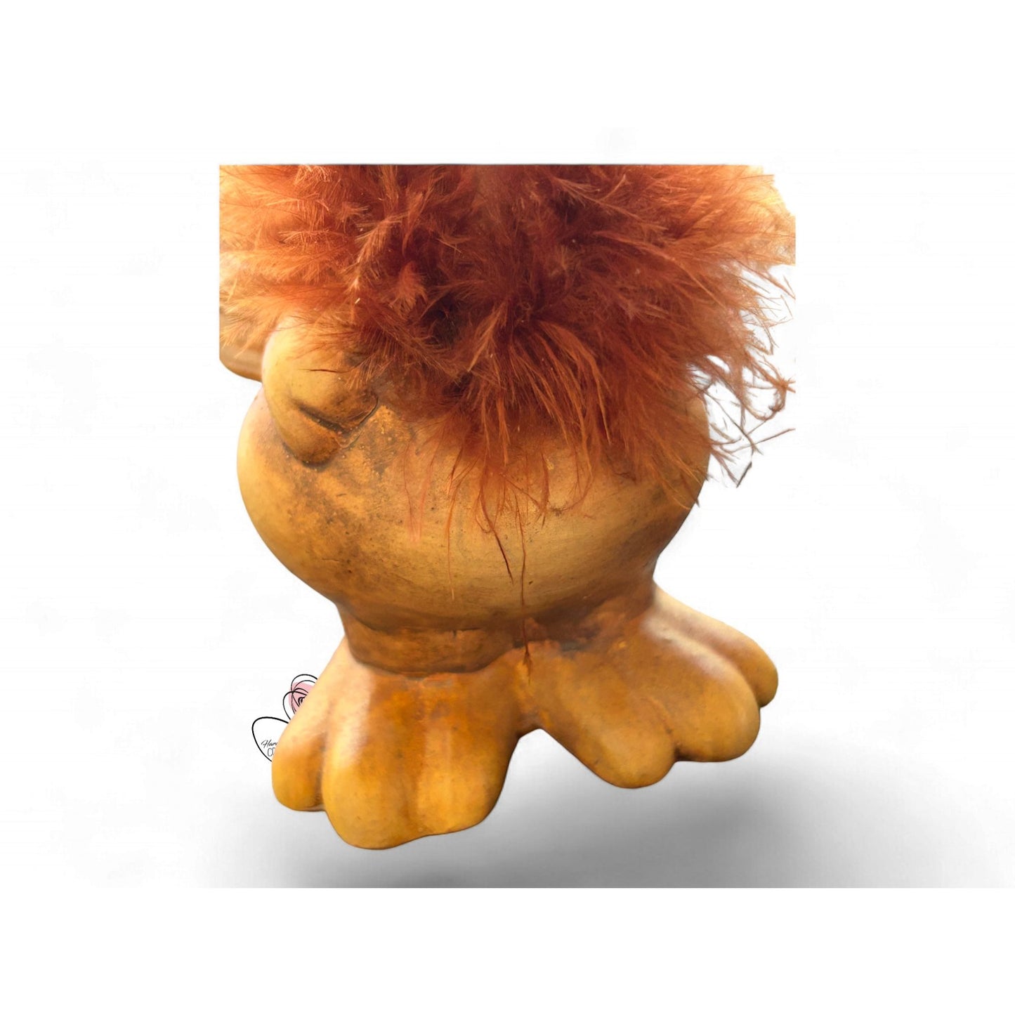Vintage Ceramic Turkey Figurines With Feather Accents