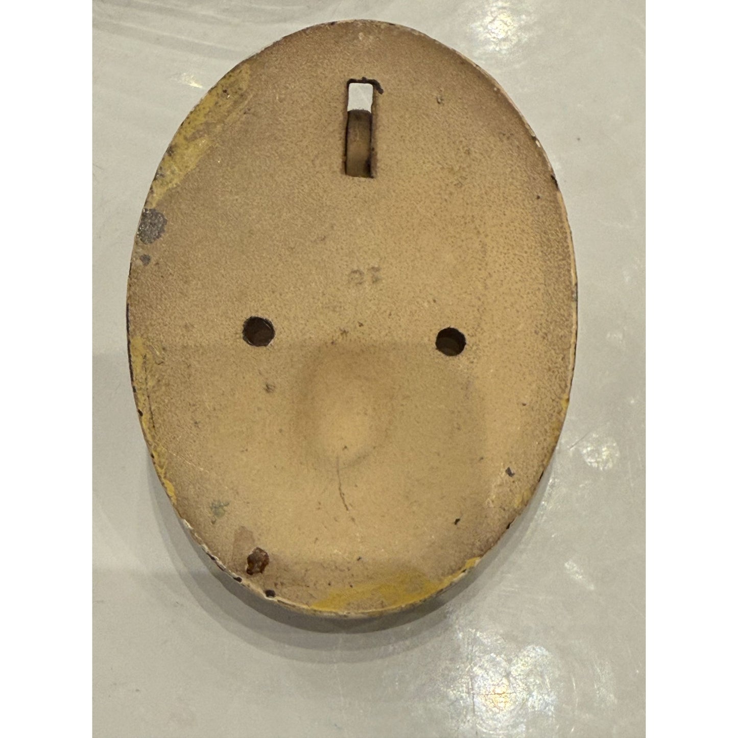 Vintage Hubley Cast Iron Basket Of Flowers Door Knocker