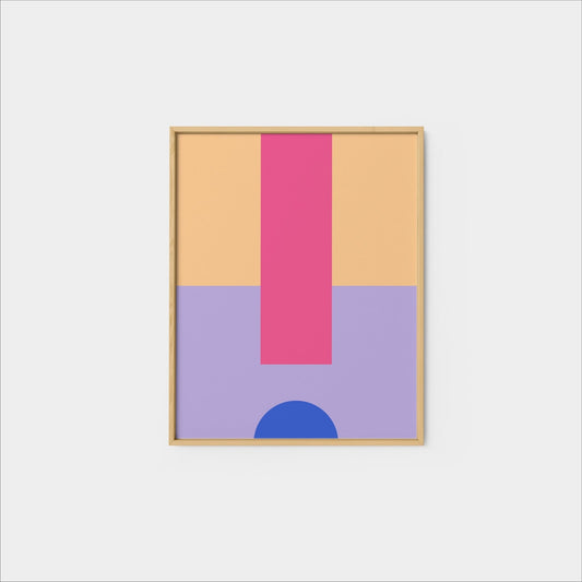 MinMod Colorful Geo Print, Fine Art