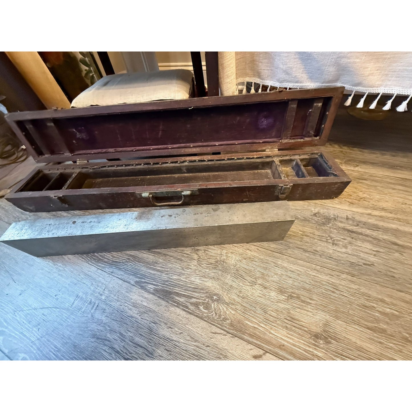 Antique Starrett Master Level With Wooden Case - Circa Early 1900's