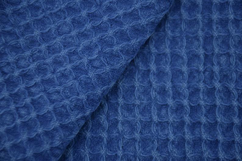WAFFLE NAVY TURKISH TOWEL