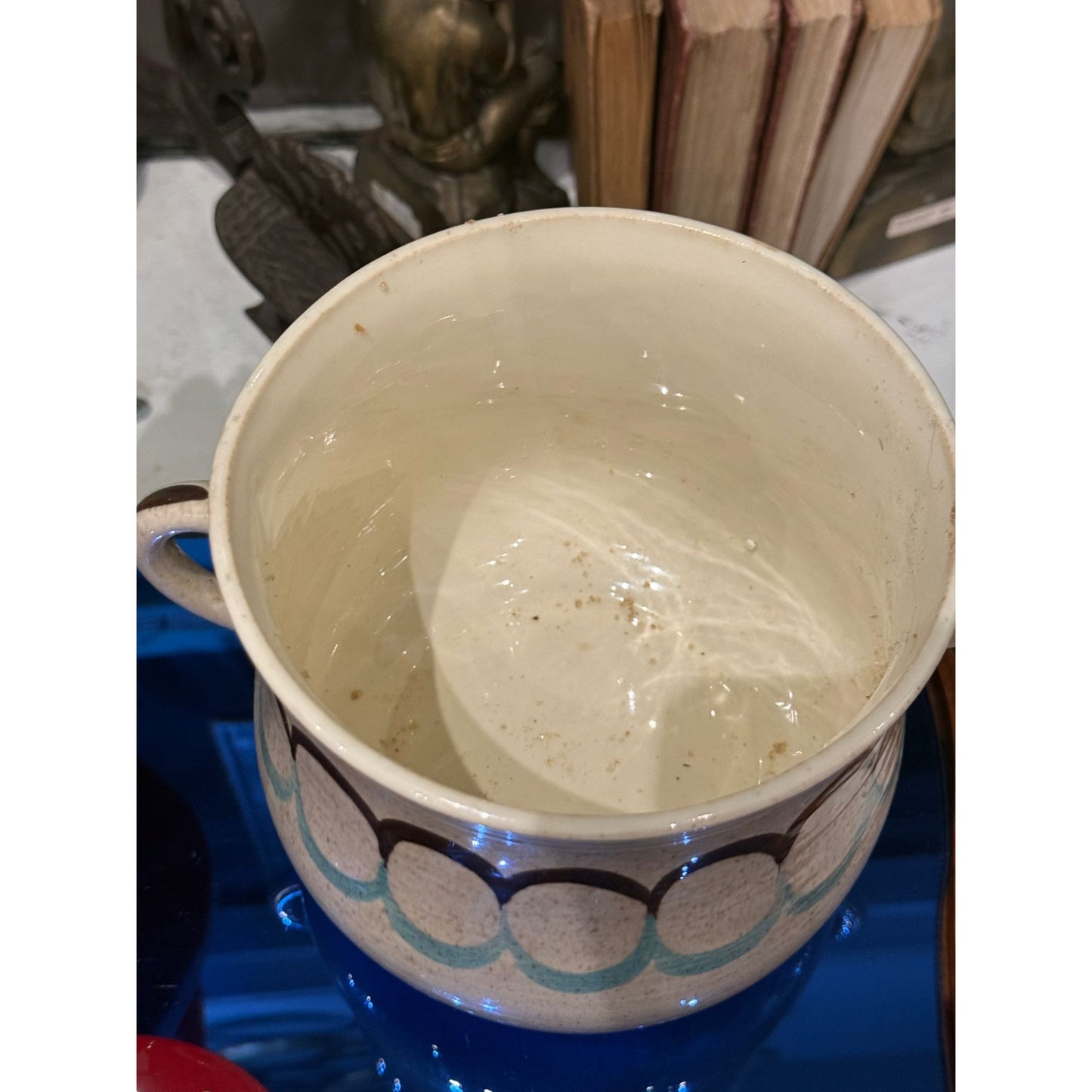 Vintage Red Wing Two-Step Green Bean Pot Cookie Jar