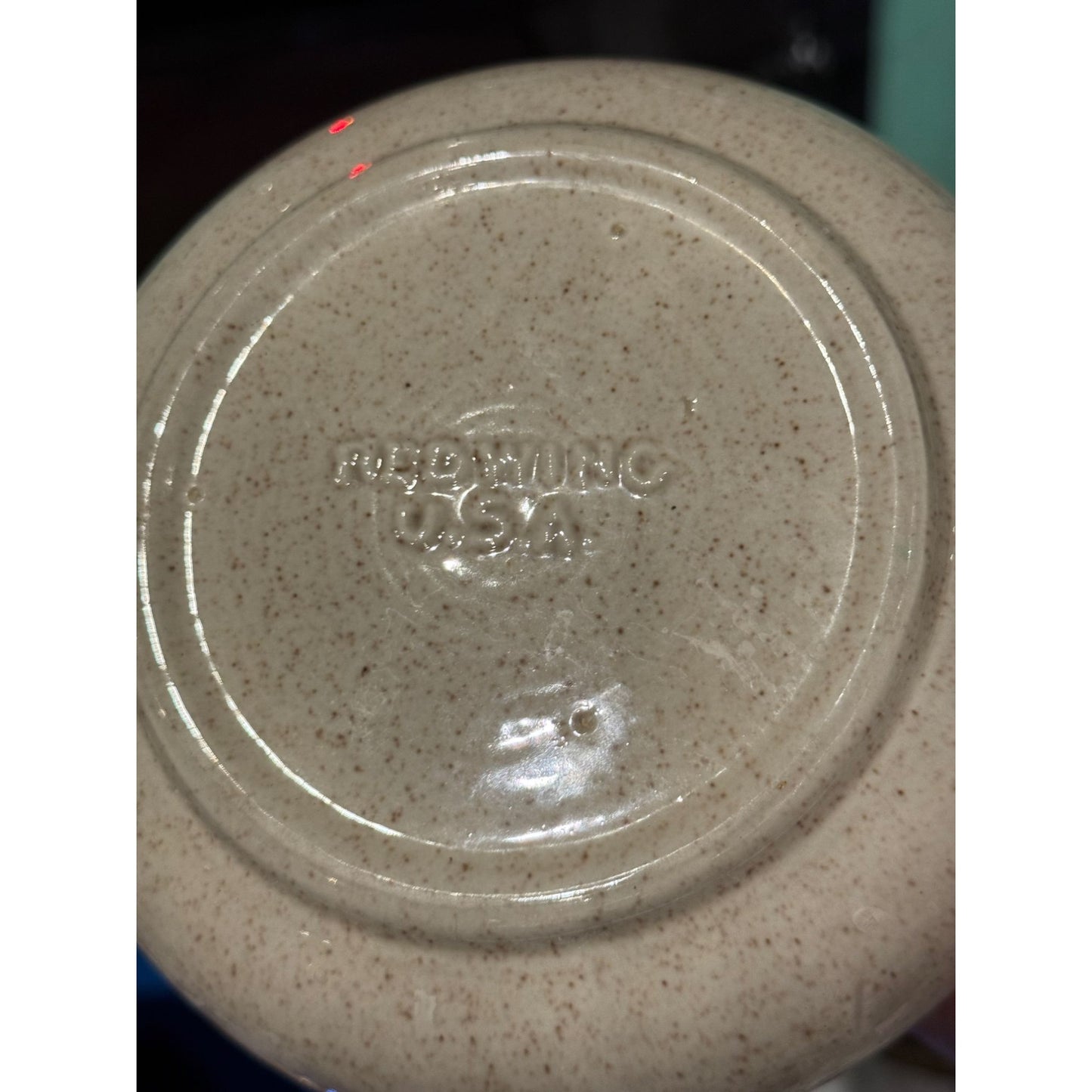 Vintage Red Wing Two-Step Green Bean Pot Cookie Jar