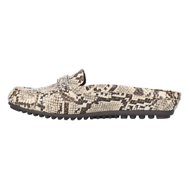 Bella Vita Bella Vita Lucinda Mule Loafer Taupe Snake 7M
