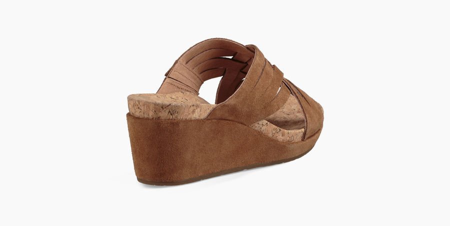 UGG Lilah (Chestnut) Women's Sandals Size 7