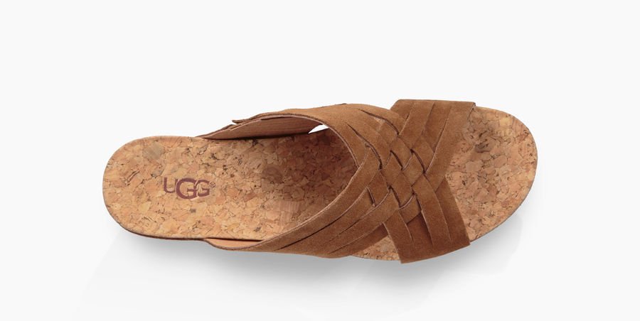 UGG Lilah (Chestnut) Women's Sandals Size 7