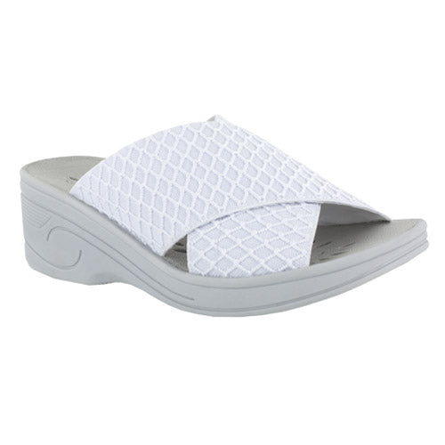 SoLite by Easy Street Women's - White Diamond Agile Slide - SIZE 10