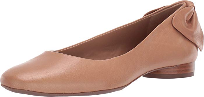 Bernardo Eloise Sand Tumbled Calf Brown Leather Flat -  SIZE 7.5