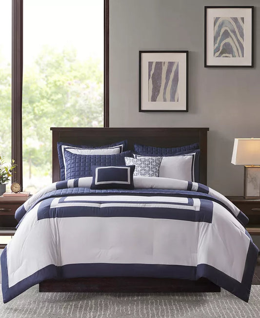 JLA Home - Heritage 8-Pc. Queen Comforter Set