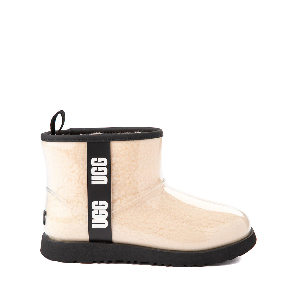 UGG Kids Classic Clear Mini Boots - Natural Black - 4 Youth
