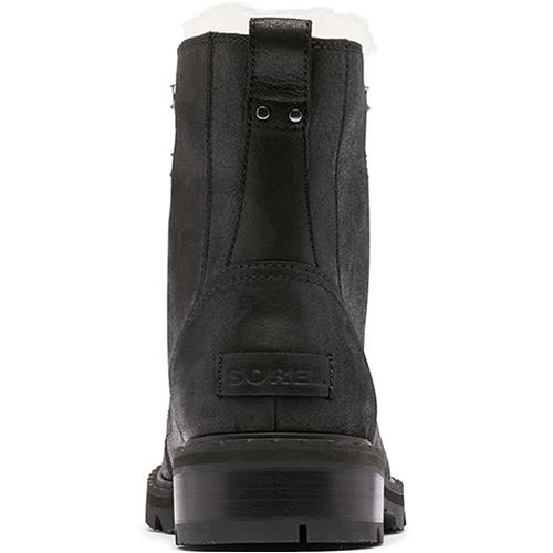 Sorel Womens Lennox Lace Cozy Lug S Black, Nocturnal Red 9M