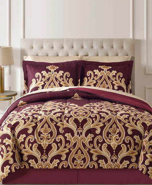 FAIRFIELD SQUARE COLLECTION Amalanta Reversible 8-Pc. Comforter Set - Queen