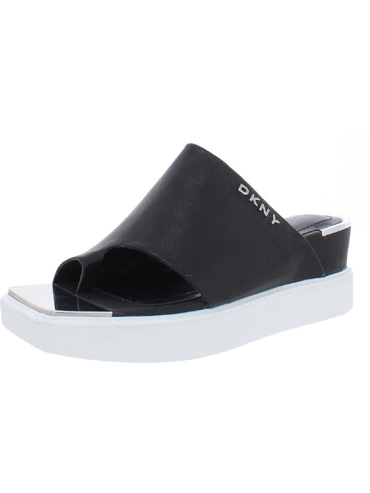 DKNY Tarah Platform Sandals Black - Size 7.5M