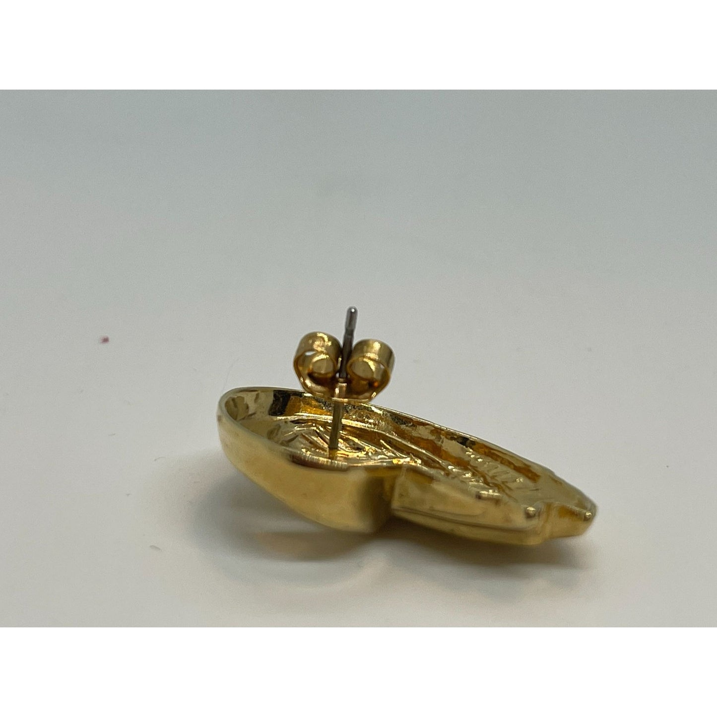Avon Swan Gold Toned Earrings