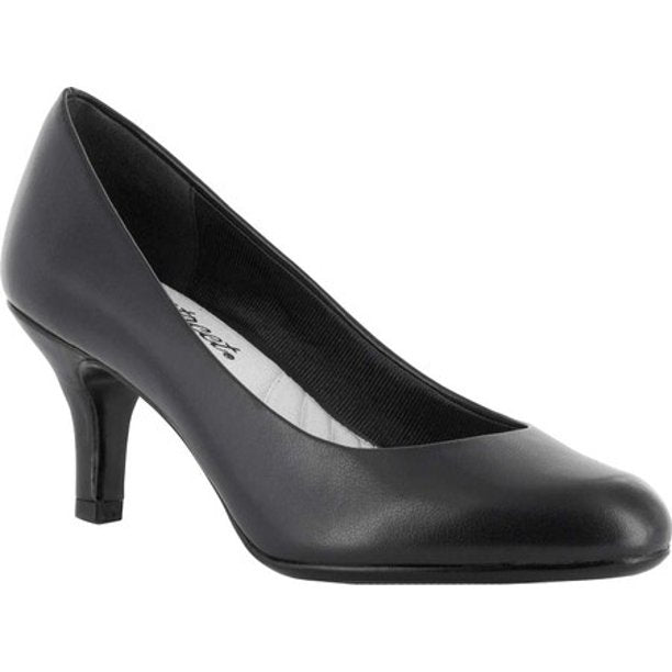 Easy Street Womens Passion Spike Heel Pumps, 7 Wide, Black