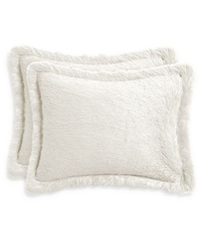 Whim by Martha Stewart Collection Shaggy Faux Fur Comforter Set
