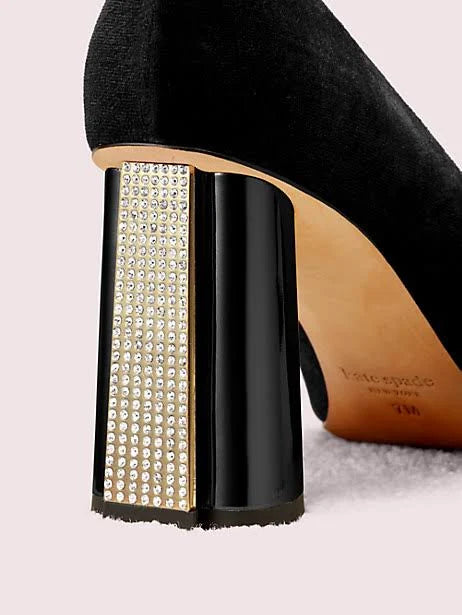 Kate Spade New York Women's Sybil Gem Block-Heel Pumps Size 7.5