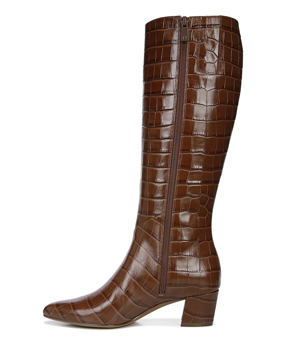 Naturalizer Melanie High Shaft Boots Lodge Brown Crocco 10W
