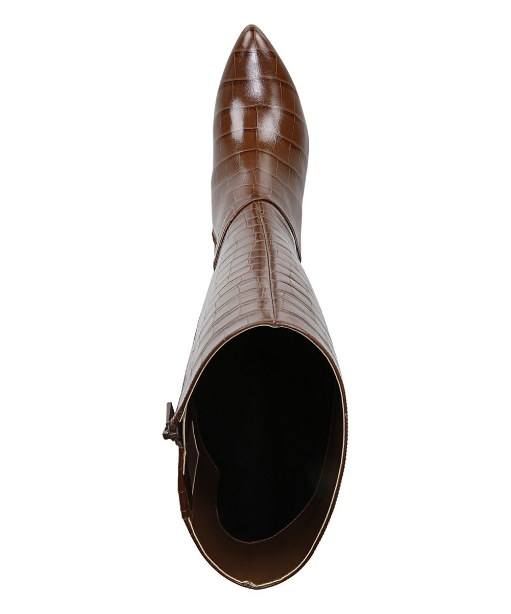 Naturalizer Melanie High Shaft Boots Lodge Brown Crocco 10W